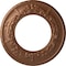 Ekena Millwork Salem Ceiling Medallion (Fits Canopies up to 7 1/8"), 13 1/4"OD x 7 1/8"ID x 7/8"P, Polished Copper CM13SAPOS - alternate 1